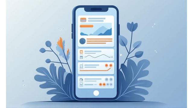 Modern mobile app UI with clean, intuitive design elements